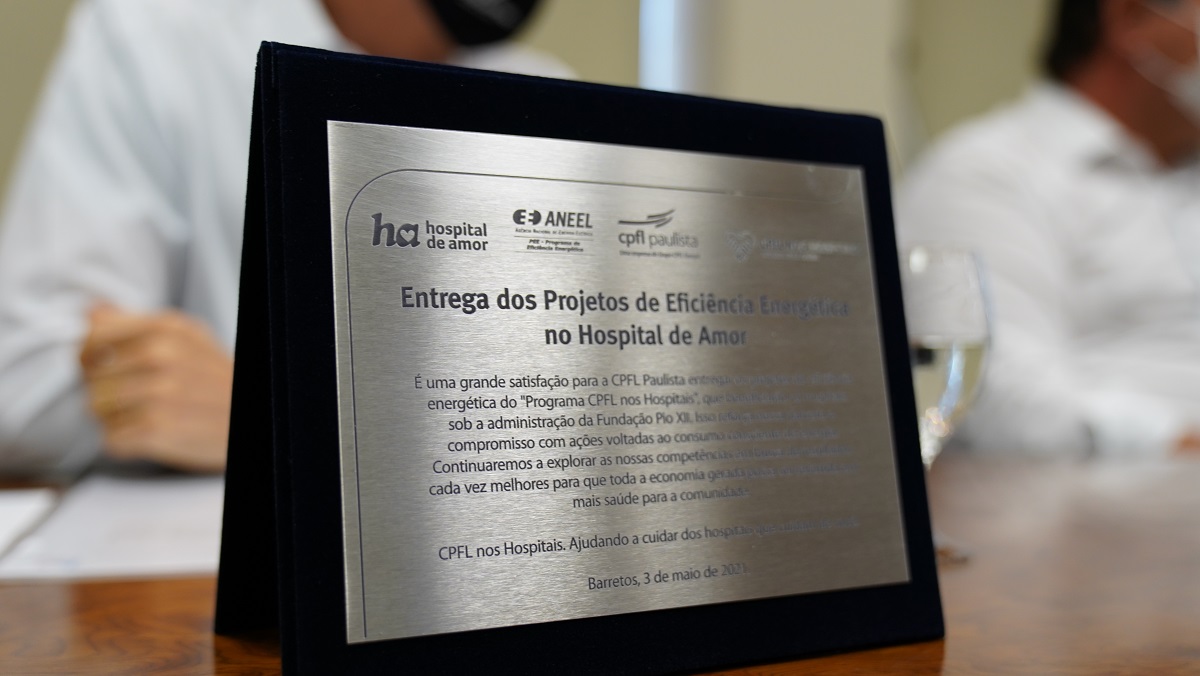 Hospital de Amor é beneficiado pelo projeto de eficiência energética da CPFL