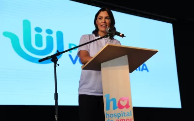Hospital de Amor recebe visita da primeira-dama, Michelle Bolsonaro