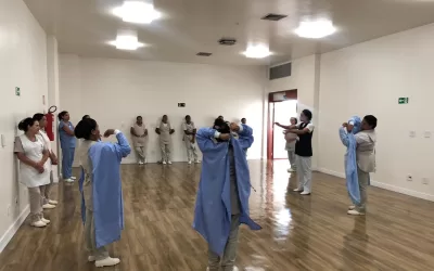 Hospital de Amor oferece diversos tipos de treinamento aos seus colaboradores no combate ao COVID-19