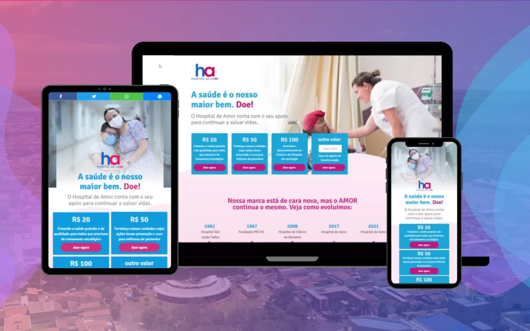 Você já conhece nossa nova página de doação?