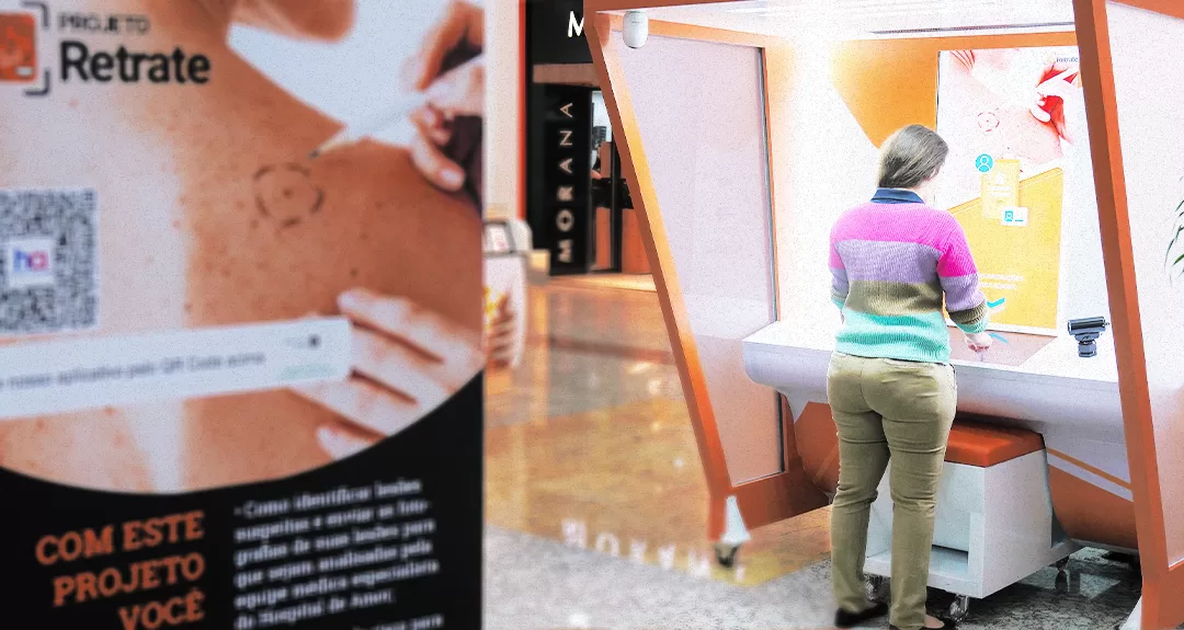 ‘Projeto Retrate’ facilitará diagnóstico do câncer de pele com cabine de autoatendimento