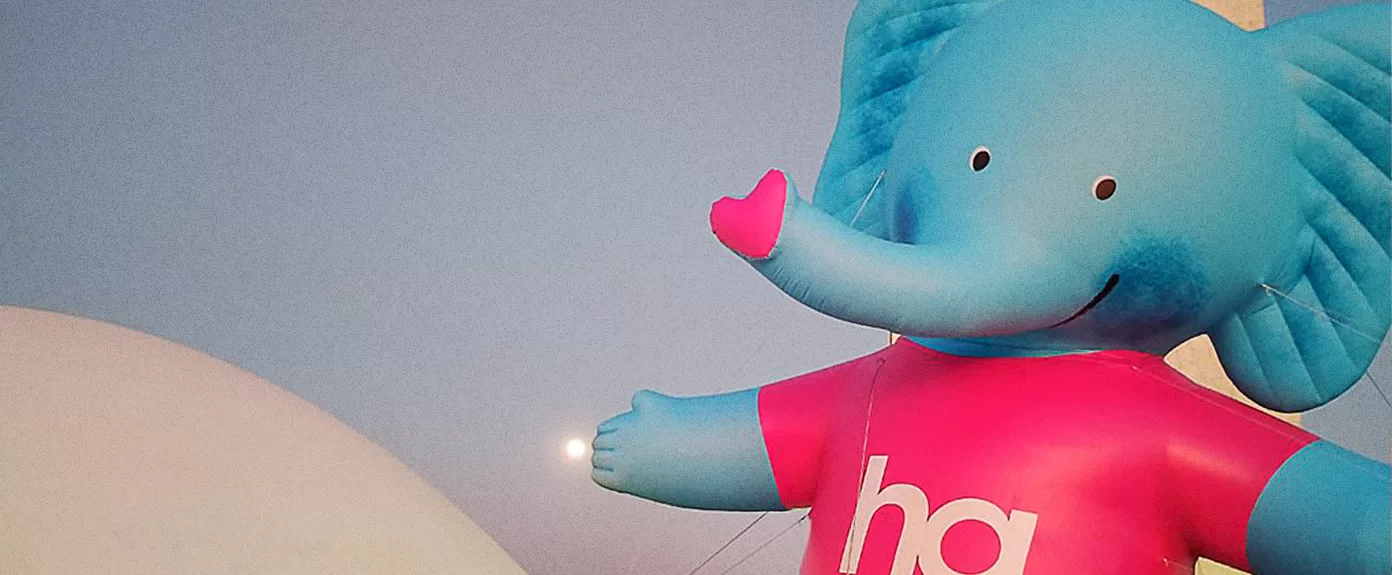 HA leva Mamu gigante na cúpula do Congresso Nacional - Hospital de Amor