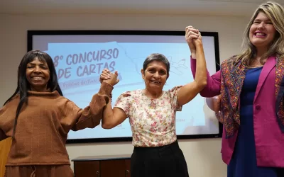 Emoção toma conta da premiação do 8º Concurso de Cartas
