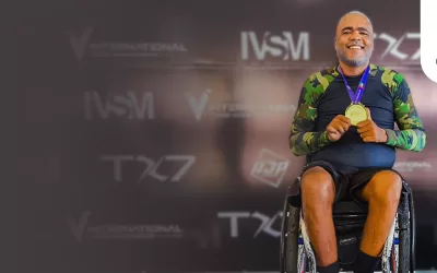 Do diagnóstico de câncer à bicampeão mundial no parajiu-jitsu