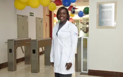 Entre Brasil e Haiti, uma médica aprende no HA para transformar o futuro da oncologia pediátrica em seu país
